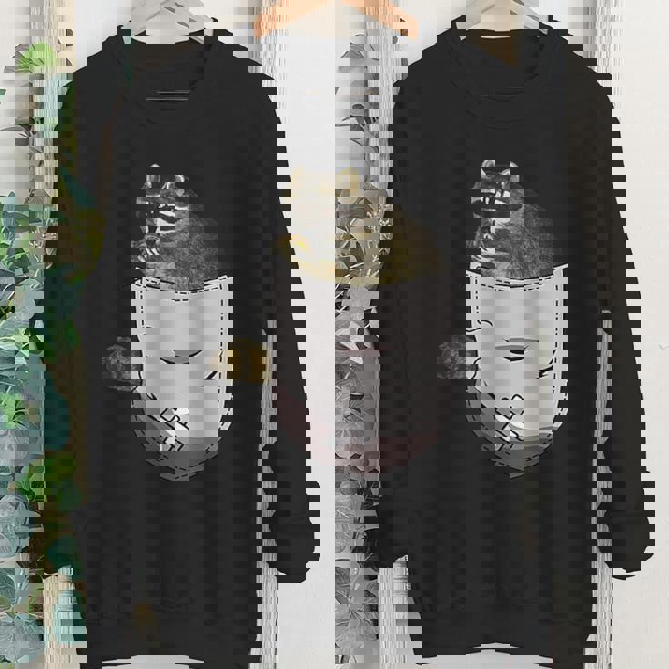 Raccoon in Pocket Youth Sweatshirt - Unique Animal Lover Design