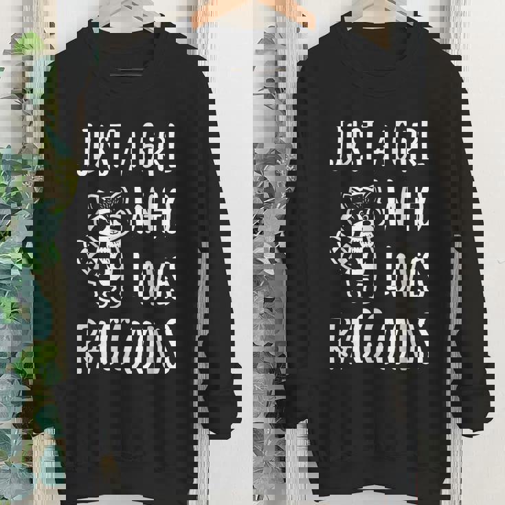 Raccoon Lover Youth Crewneck Sweatshirt - Cute Animal Passion