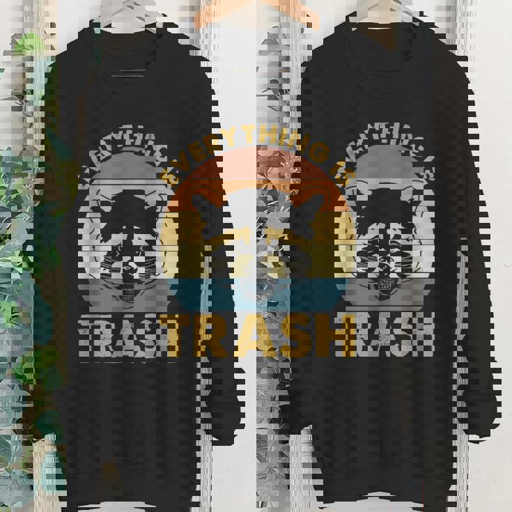 Raccoon Lovers Youth Crewneck Sweatshirt - Trash Theme Vintage
