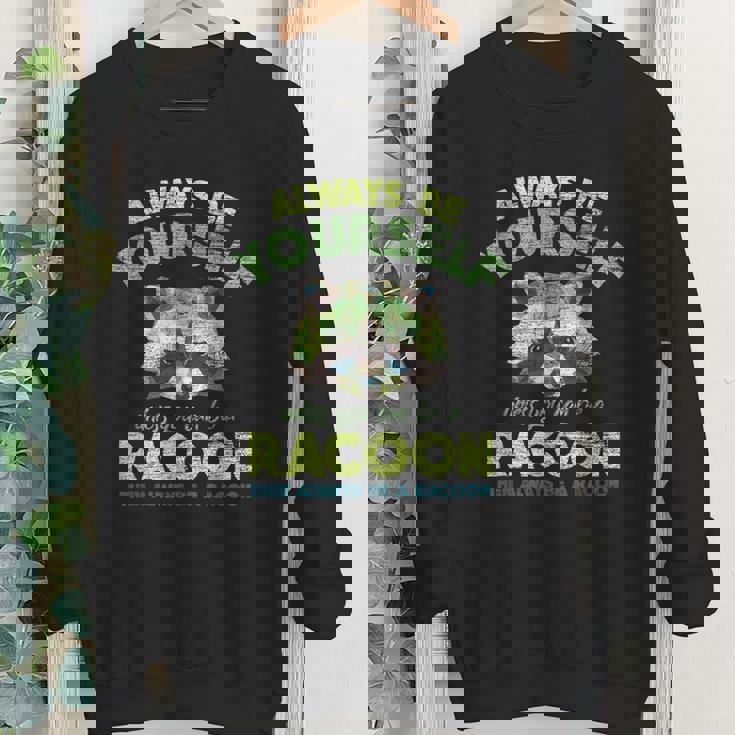 Raccoon Youth Crewneck Sweatshirt - Fun & Playful Wildlife Theme