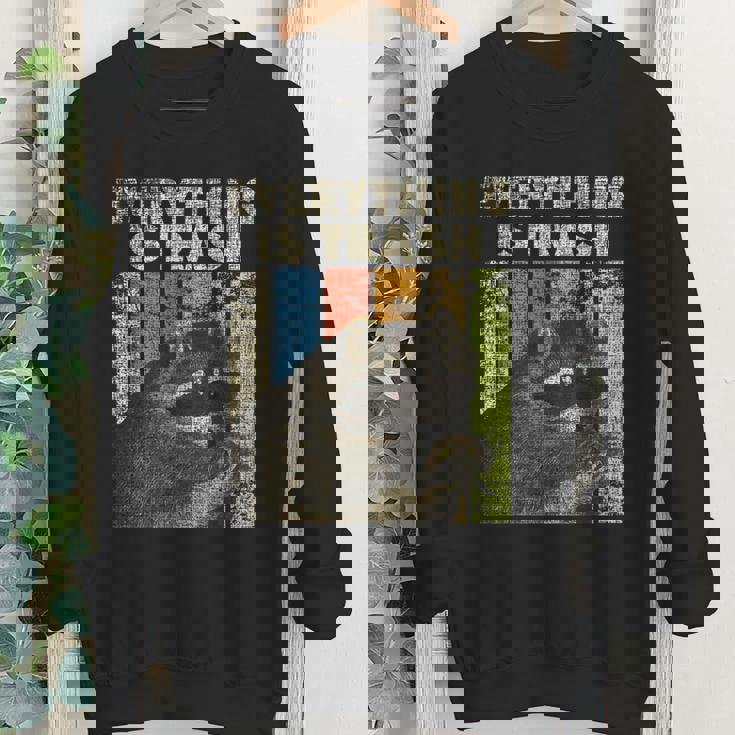 Retro Raccoon Lover Youth Sweatshirt - Fun Camping Style