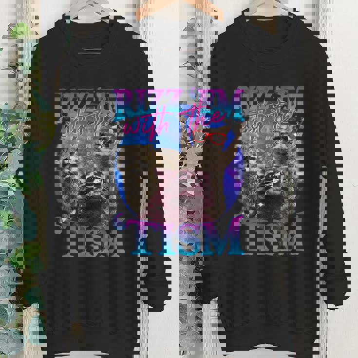 Retro Raccoon Meme Kids Sweatshirt | Youth Crewneck | Funny & Unique