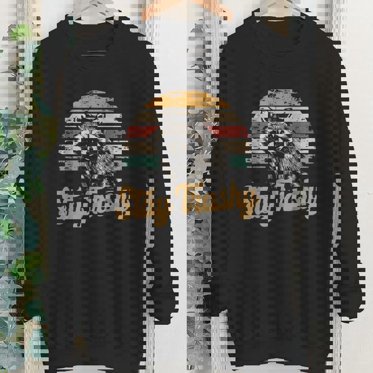 Stay Trashy Opossum & Raccoon Meme Youth Sweatshirt - Fun & Quirky