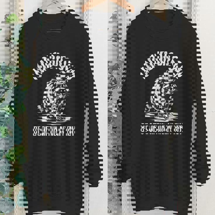 Youth Crewneck Sweatshirt - Raccoon Cowboy Theme | Fun & Quirky