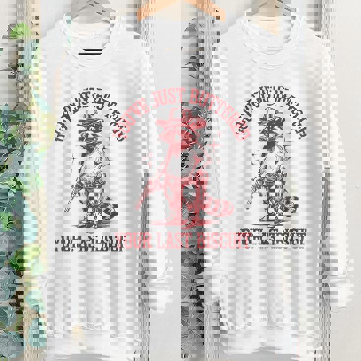 Cowboy Raccoon Youth Crewneck Sweatshirt - Fun Casual Wear
