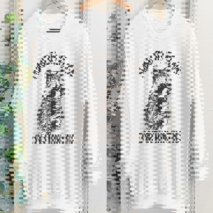 Raccoon Sarcastic Youth Sweatshirt - Hang On Theme