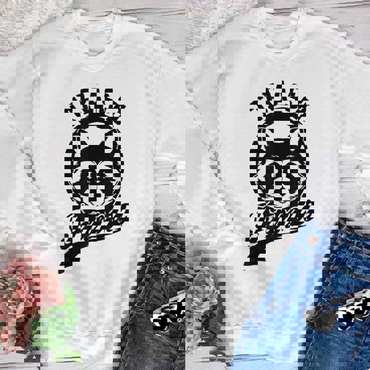 Cute Trash Panda Raccoon Save The Trash Panda Meme Youth Crewneck Sweatshirt