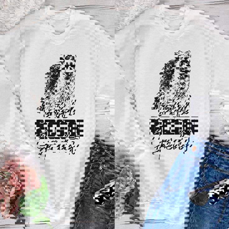 Raccoon Specialist Youth Crewneck Sweatshirt - Vintage Style