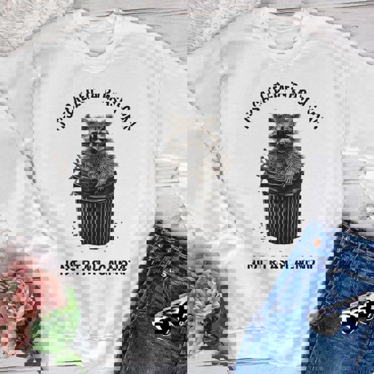Retro 90s Raccoon Trash Panda Youth Crewneck | Everyday Fun