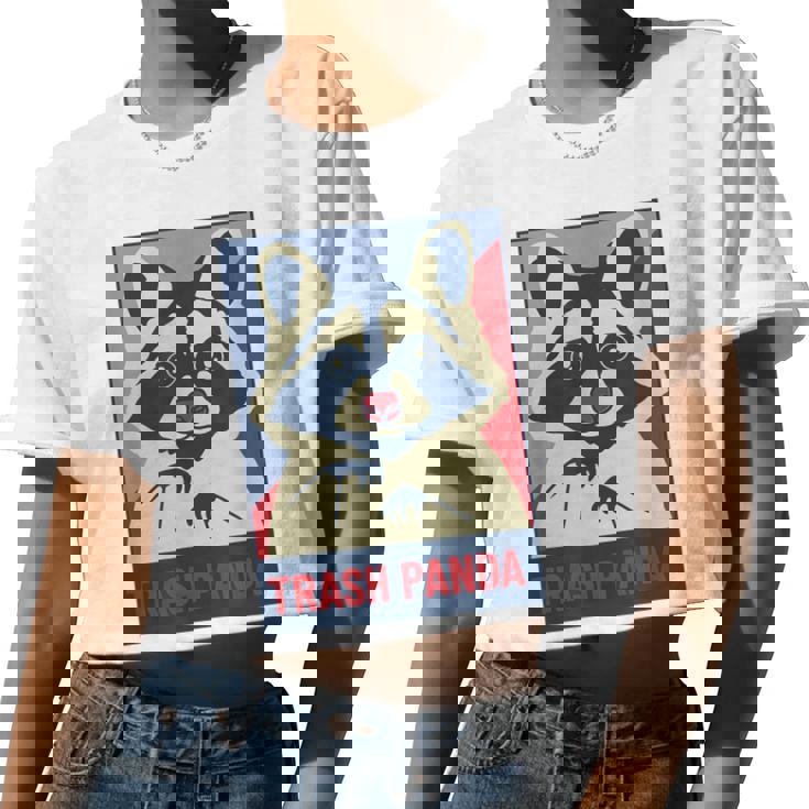 Raccoon Lover Crop Top - Cute Trash Panda Design for Women