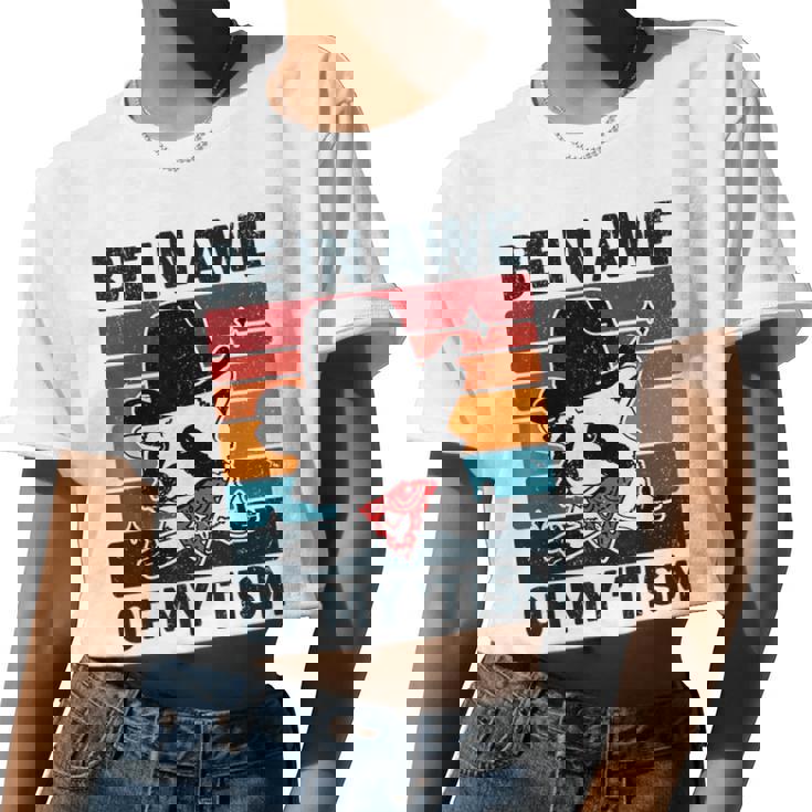 Vintage Autistic Raccoon Crop Top – Unisex Style for Awareness