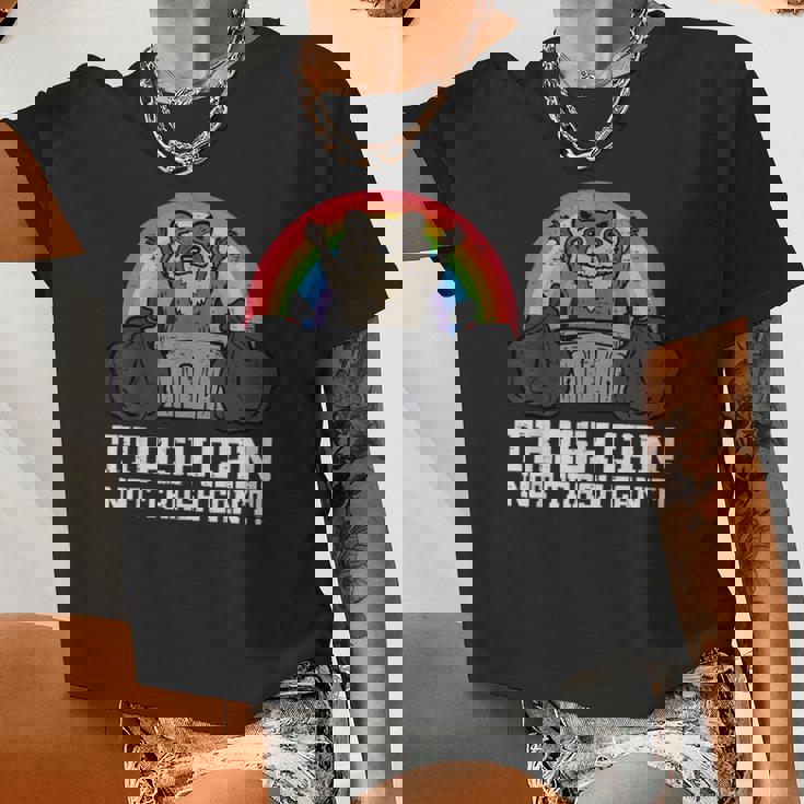Raccoon & Trash Can Design Crop Top | Fun Unisex Tee for All Ages