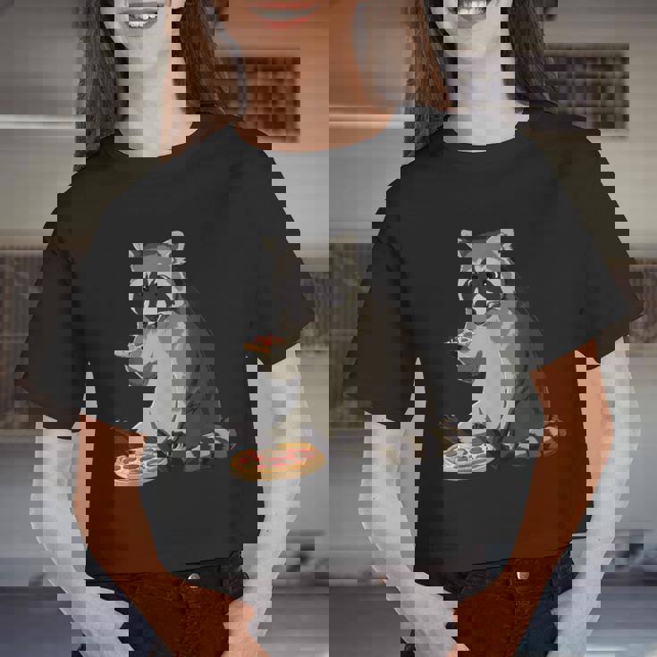 Alien UFO Raccoon Crop Top - Fun & Unique Style for Women
