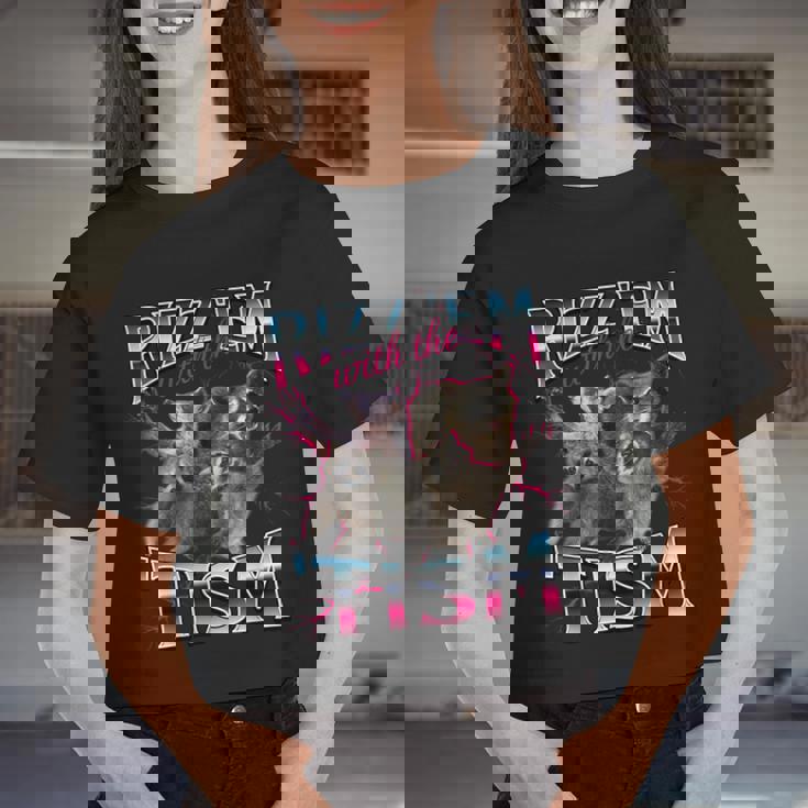 Autism Meme Women's Crop Top - Spread Autism Awareness with Humor