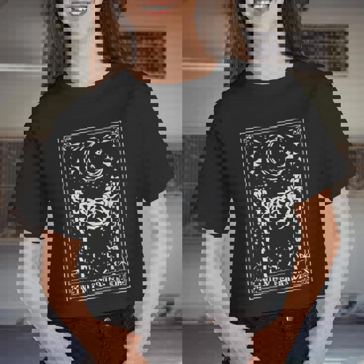 In My Feral Era Raccoon With Moon Trash Panda Women Crop Top