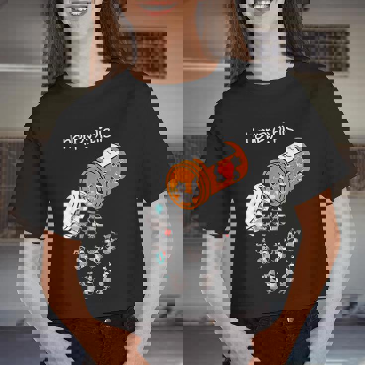 Raccoon Lover Crop Top | Fun Happy Pills Raccoon Women’s Tee