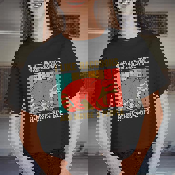 Raccoon Lover Unisex Crop Top - Introvert Themed Apparel