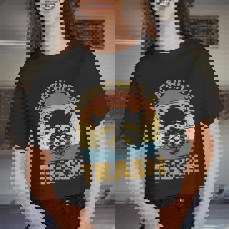 Raccoon Lovers Vintage Crop Top for Women | Everything Is Trash