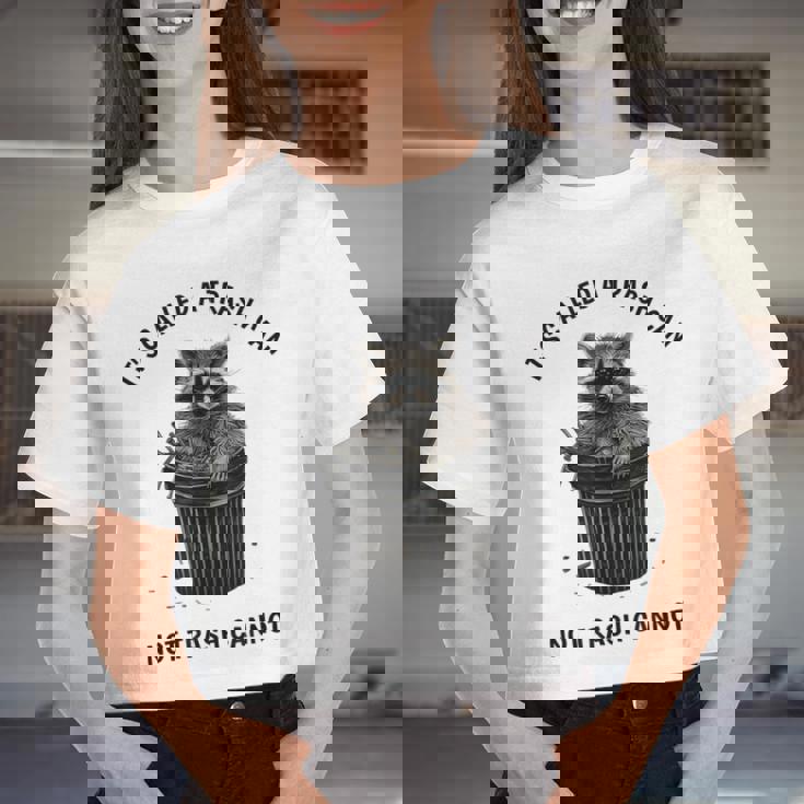 Raccoon Crop Top for Women | Fun & Playful Trash Can Design