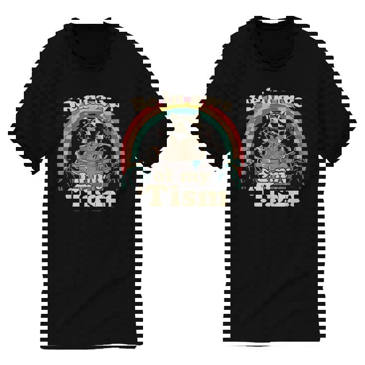 Autism Awareness Raccoon Cotton T-Shirt - Unisex & Quirky