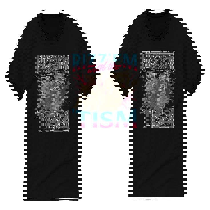 Autism Awareness Raccoon Unisex Cotton Ringer T-Shirt - Fun & Relatable