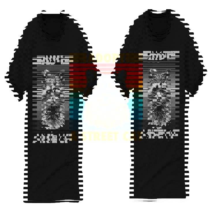 Raccoon Retro Unisex Ringer T-Shirt - Vintage Style for All