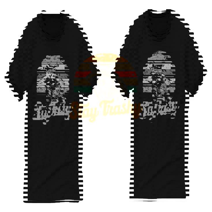 Stay Trashy Meme Ringer T-Shirt | Unisex Cotton - Fun & Unique