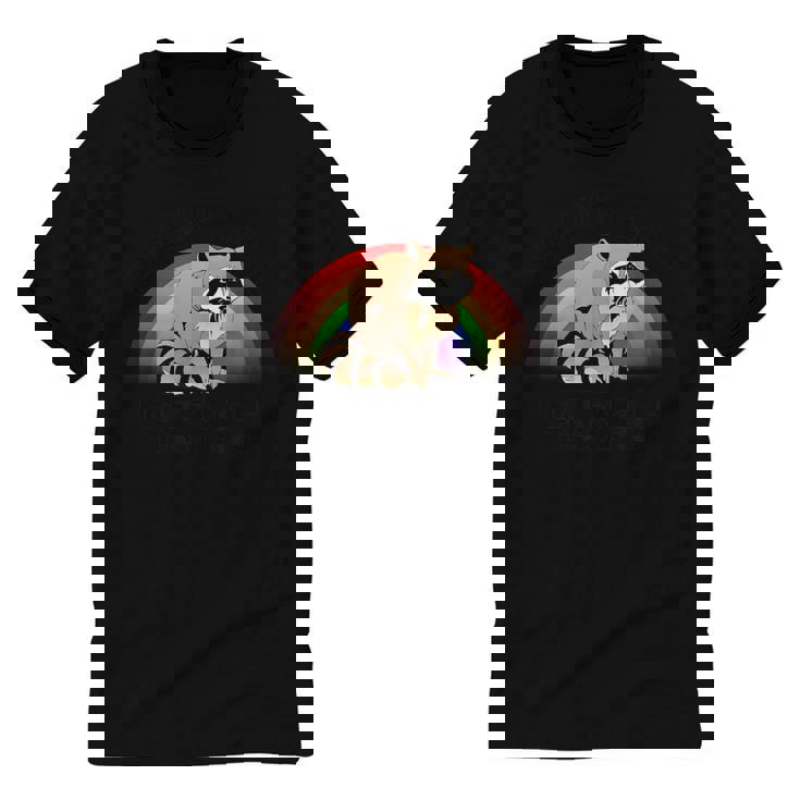 Unisex Raccoon Pocket Ringer T-Shirt | Cute Animal Design