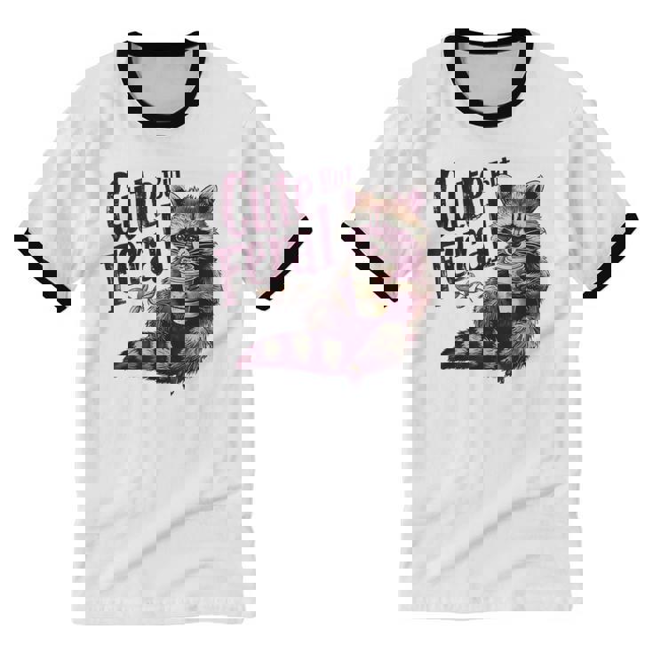 Raccoon Lovers Vintage Raccoon Coffee Unisex Cotton T-Shirt