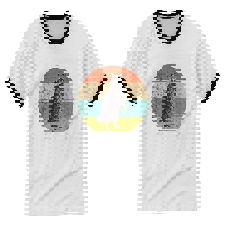 Save the Raccoon T-Shirt - Retro Sunset Cotton Unisex Tee