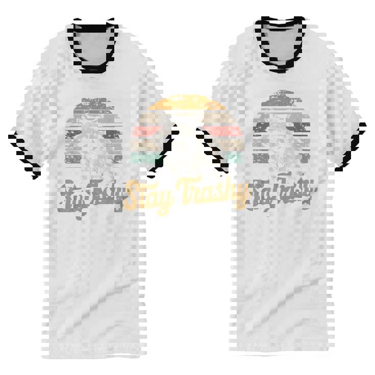 Stay Trashy Meme Ringer T-Shirt | Unisex Cotton - Fun & Unique