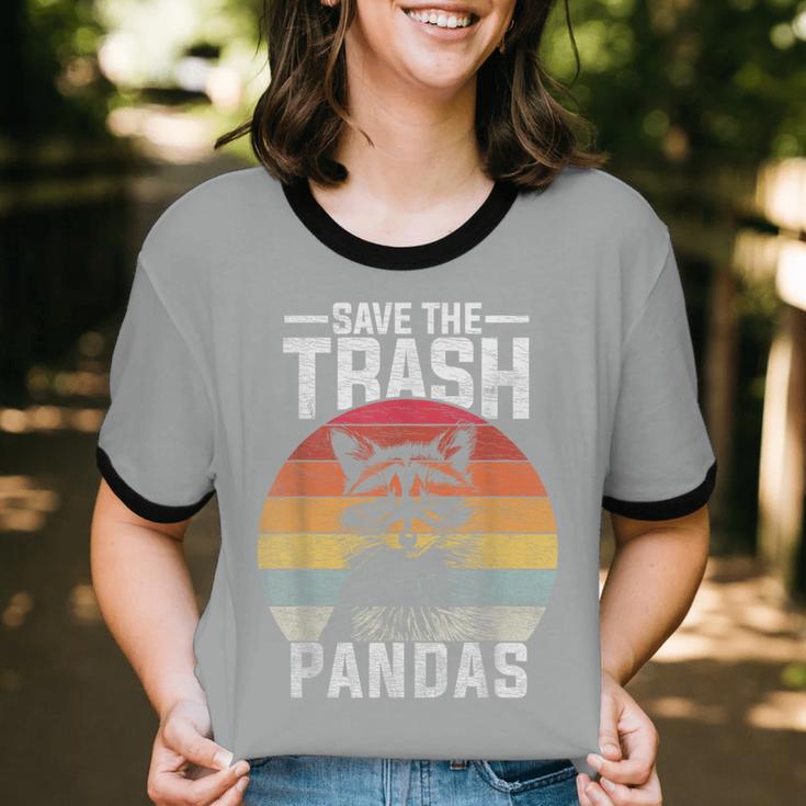Vintage Raccoon Unisex T-Shirt - Save the Trash Pandas - Retro Style