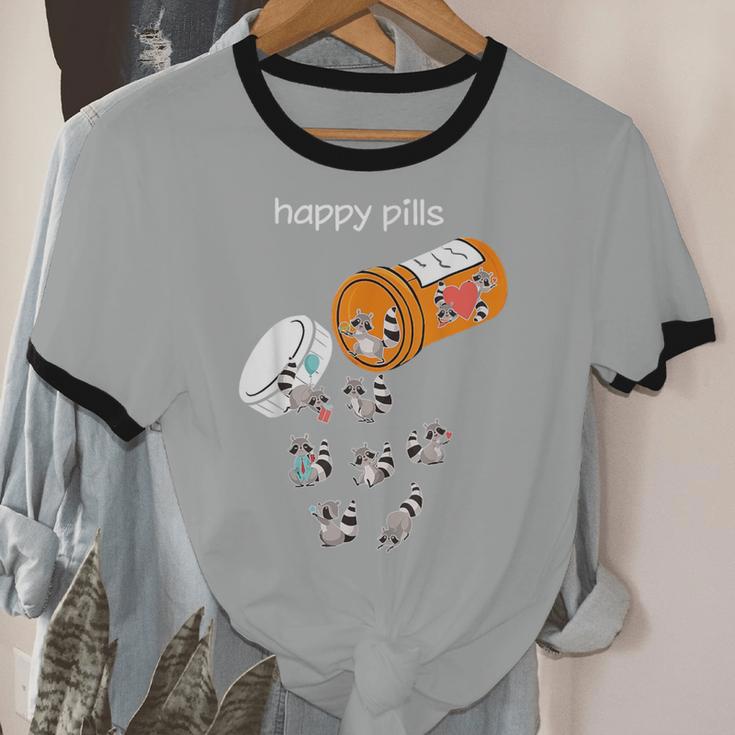 Raccoon Lover Cotton Ringer T-Shirt – Whimsical Unisex Happy Vibes Raccoon Lover Cotton Ringer T-Shirt – Whimsical Unisex Happy Vibes