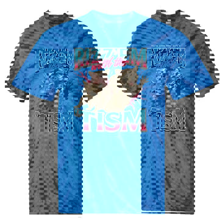 Autism Awareness Raccoon Tie-Dye Unisex T-Shirts | Fun & Unique Autism Awareness Raccoon Tie-Dye Unisex T-Shirts | Fun & Unique
