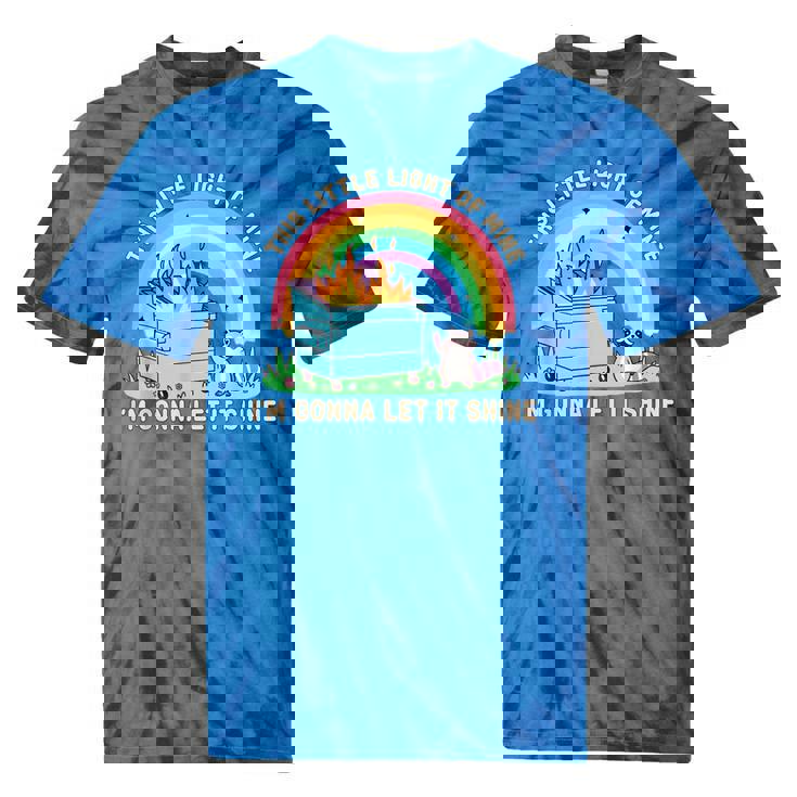 Groovy This Little Light-Of Mine Dumpster Fire Raccoon Tie-Dye T-Shirts Groovy This Little Light-Of Mine Dumpster Fire Raccoon Tie-Dye T-Shirts