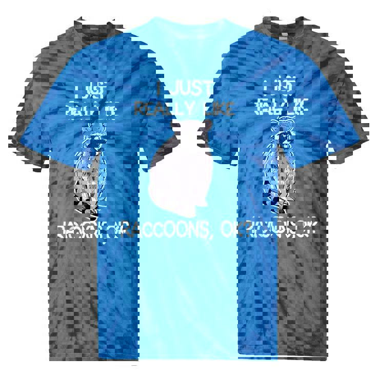Raccoon Lover Tie-Dye T-Shirt - Fun Animal Design for Wildlife Fans Raccoon Lover Tie-Dye T-Shirt - Fun Animal Design for Wildlife Fans