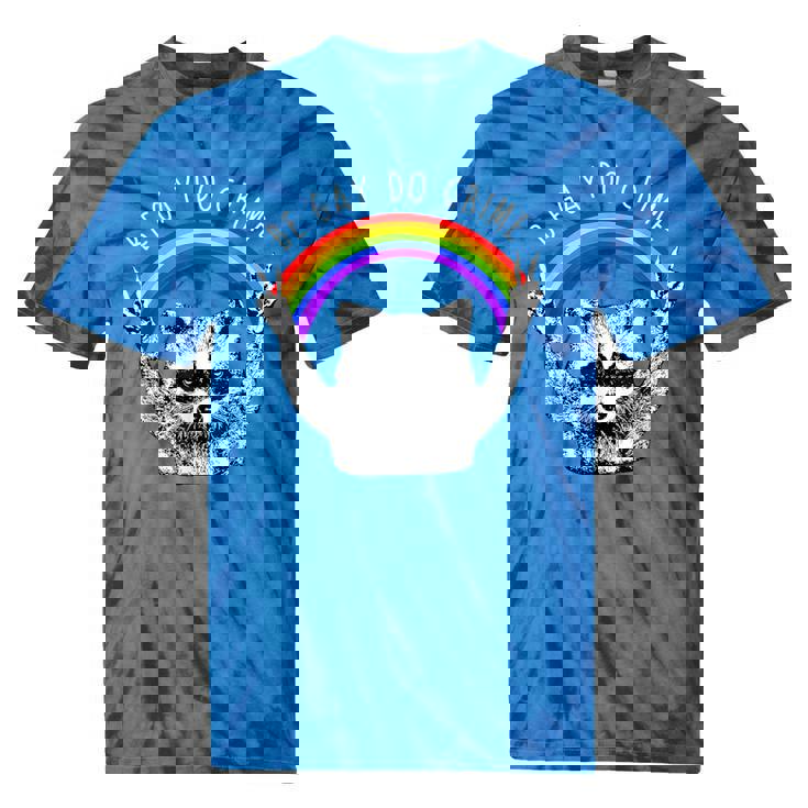 Raccoon Tie-Dye T-Shirt | LGBTQ Pride | Be Gay Do Crime Design Raccoon Tie-Dye T-Shirt | LGBTQ Pride | Be Gay Do Crime Design