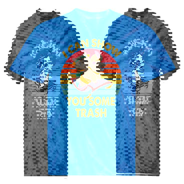 Raccoon Vintage Lovers Tie-Dye T-Shirt | Quirky Animal Charm Raccoon Vintage Lovers Tie-Dye T-Shirt | Quirky Animal Charm