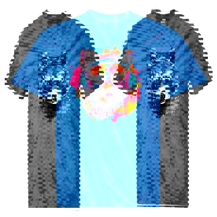Retro Raccoon Tie-Dye T-Shirt - Fun Vintage Style for Adults & Kids Retro Raccoon Tie-Dye T-Shirt - Fun Vintage Style for Adults & Kids