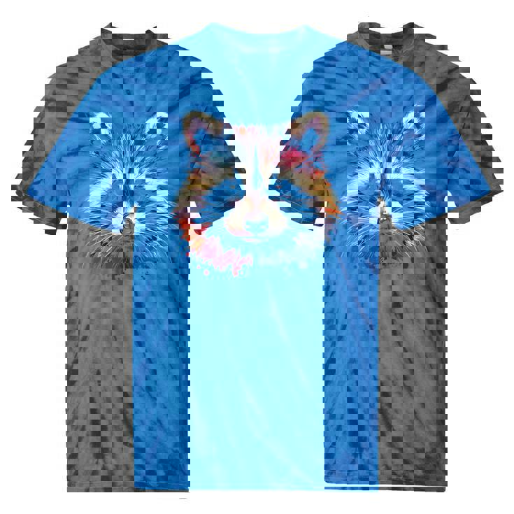 Watercolor Raccoon Unisex T-Shirt - Modern Tie-Dye Style | All-Season Wear