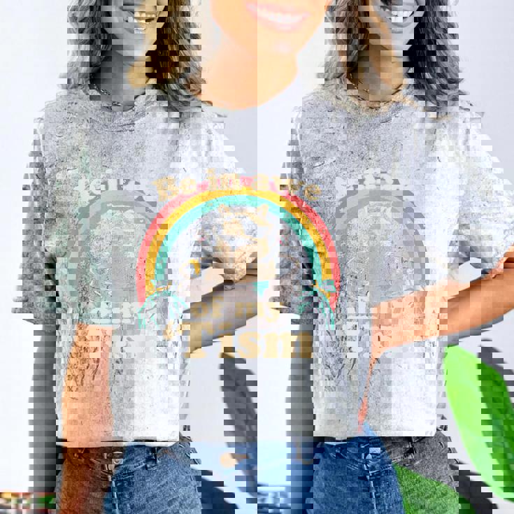 Autism Be In Awe Of My 'Tism Meme Autistic Raccoon Comfort Color Blast T-Shirt