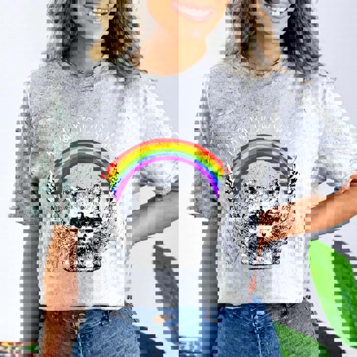 Raccoon LGBTQ Pride Comfort Color Blast T-Shirt - Celebrate Diversity