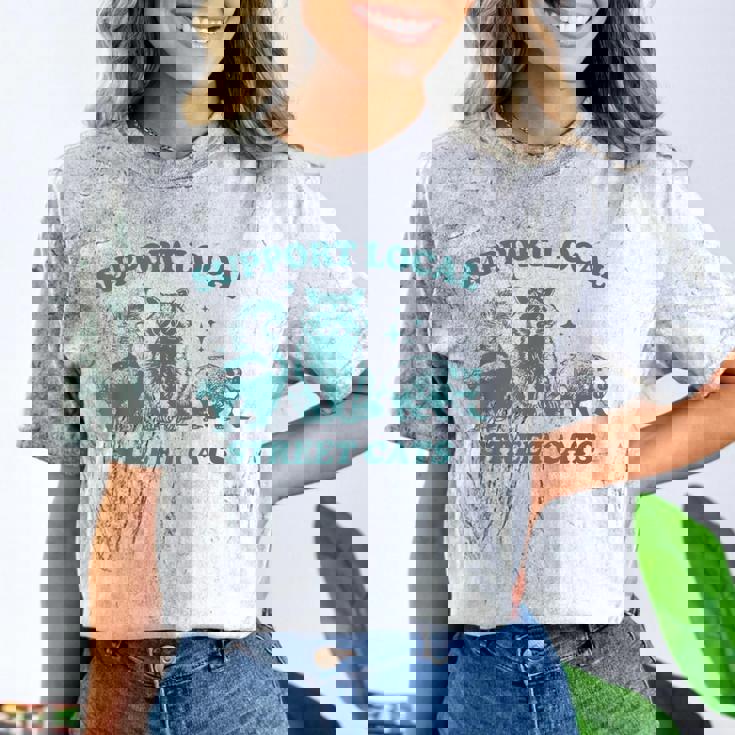 Support Local Wildlife Unisex T-Shirt - Vintage Raccoon & Skunk Design Support Local Wildlife Unisex T-Shirt - Vintage Raccoon & Skunk Design