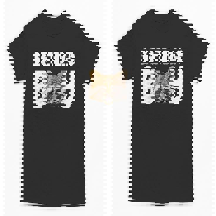 Raccoon Birthday Boy Unisex T-Shirt | Fun Party Tee for Kids