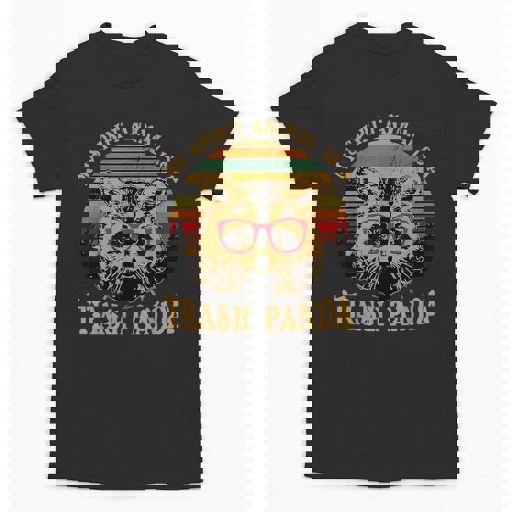 Trash Panda Geek Glasses Unisex T-Shirt - Whimsical Animal Tee