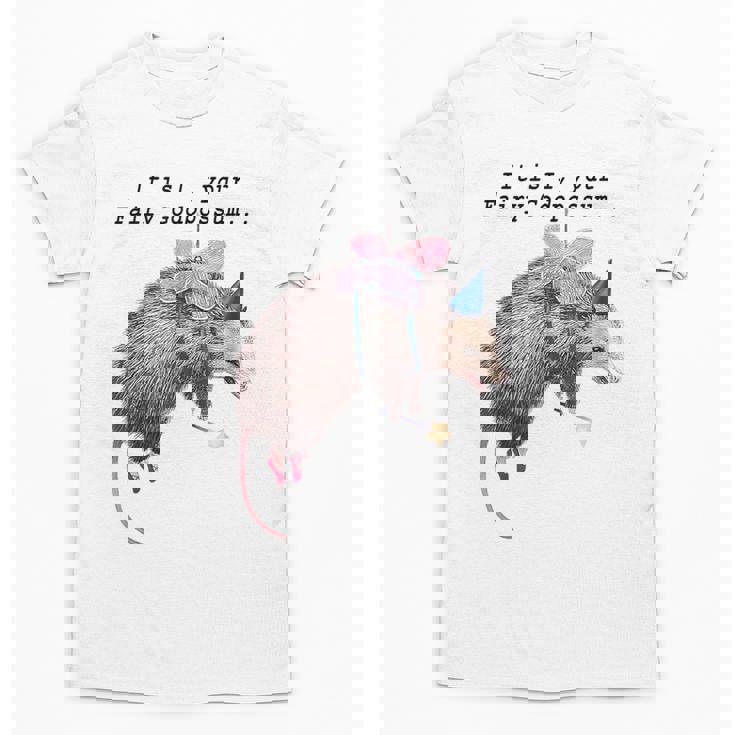 Fairy Godpossum Raccoon Trash Panda T-Shirt - Quirky Gift for Animal Lovers