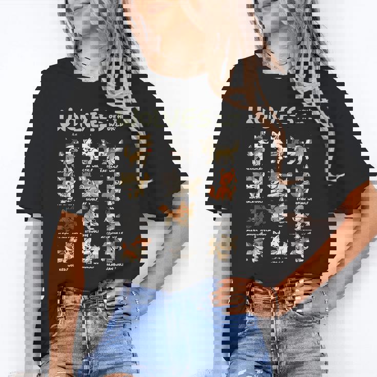 Chibi Wolf Graphic Unisex T-Shirt for Animal Lovers