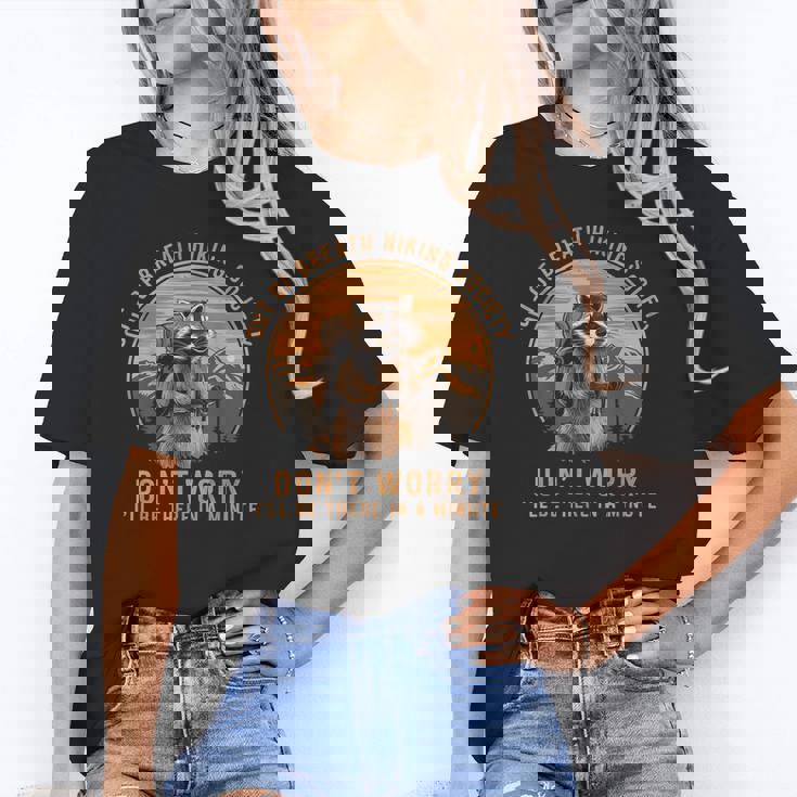 Raccoon Hiking Vintage Tee | Unisex Adventure - Out Of Breath Club