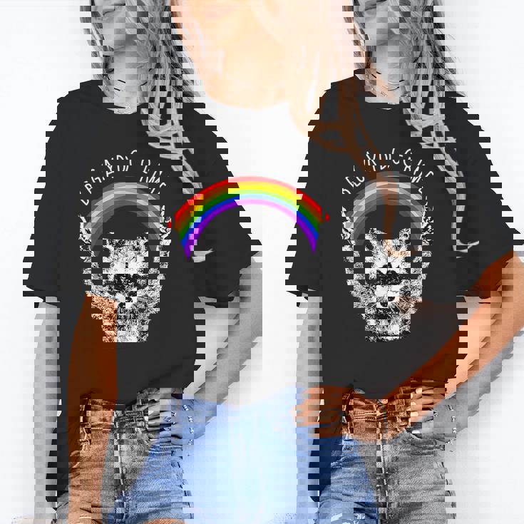 Raccoon Pride T-Shirt - LGBTQ Fun Theme | Unisex Tee