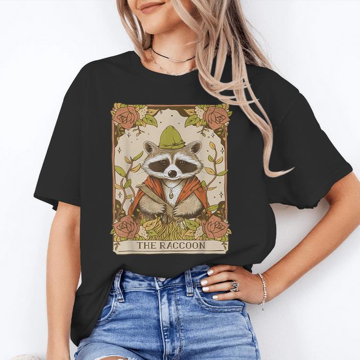 Raccoon Tarot Card Tee - Cottagecore Vintage Unisex T-Shirt